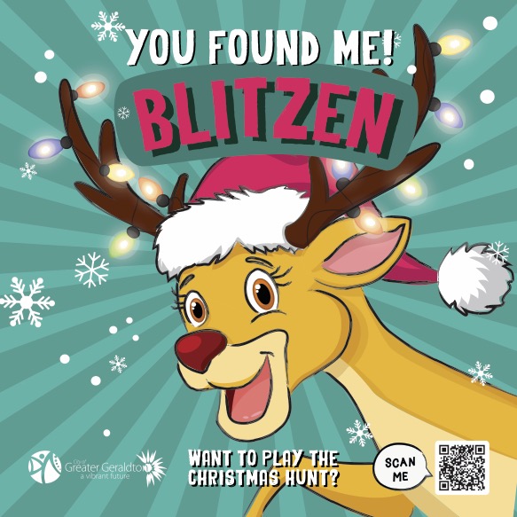 Blitzen sticker