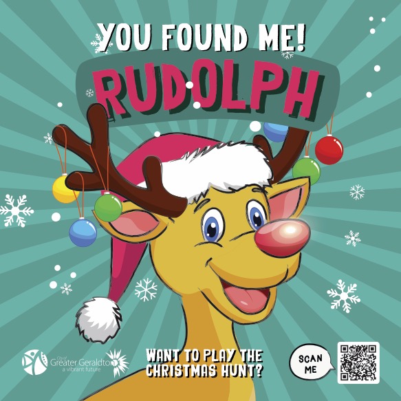 Rudolph sticker